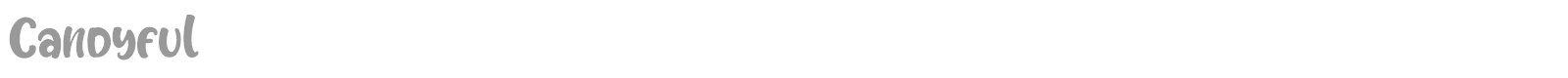 Candyful font preview